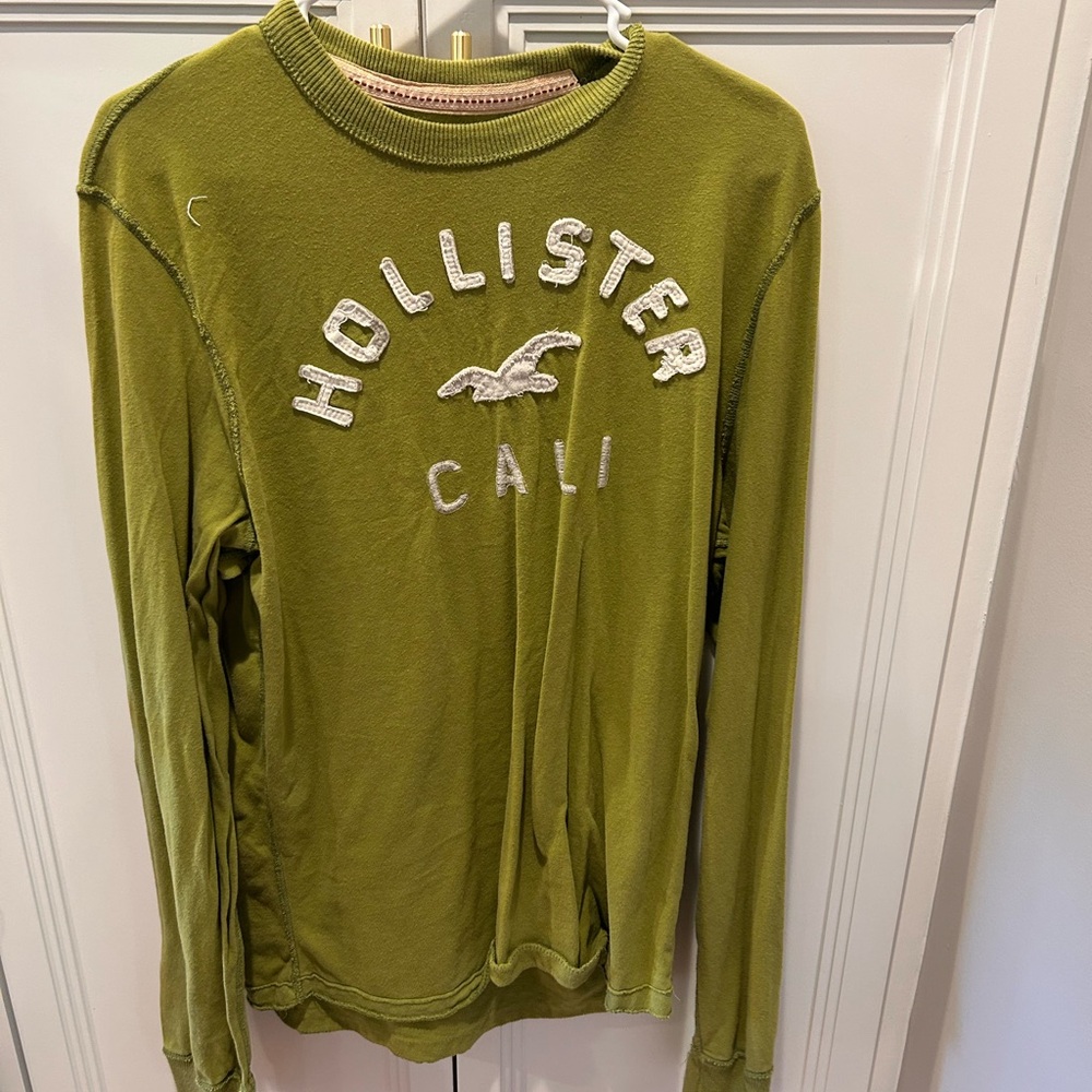 Hollister Olive Crewneck Top